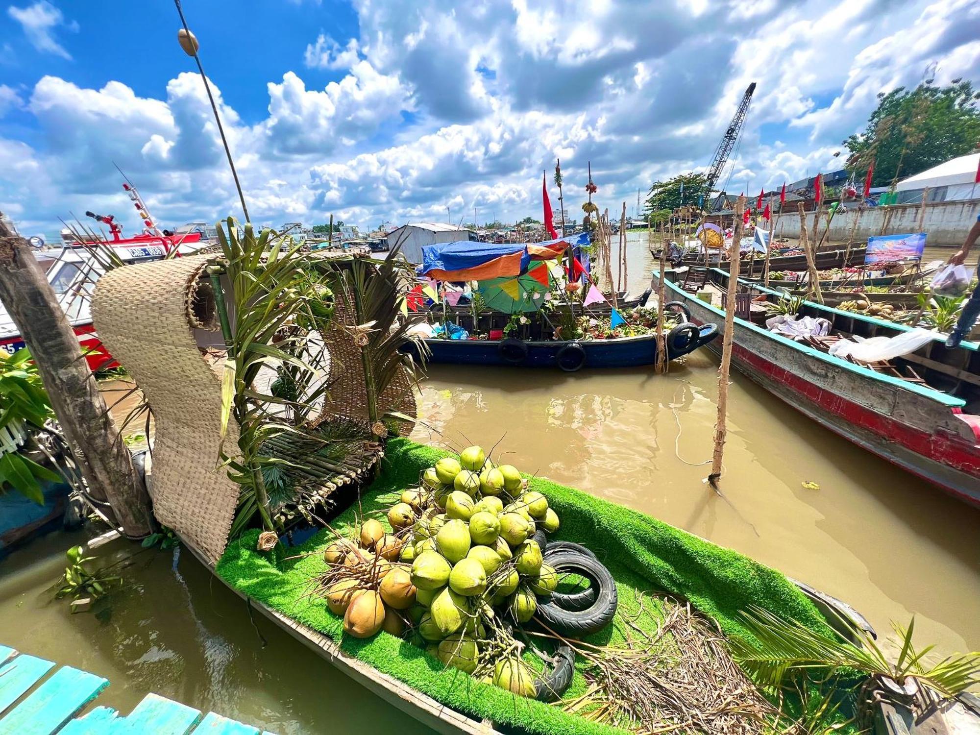 Ben Do Xua Homestay & Coffee Cai Rang Bagian luar foto